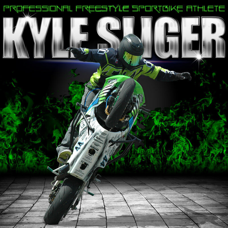 Professional Freestyle Sport Bike Athlete Kyle Suger 